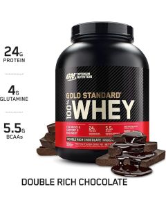 Optimum Nutrition Gold Standard 100% Whey Doble Chocolate Bote