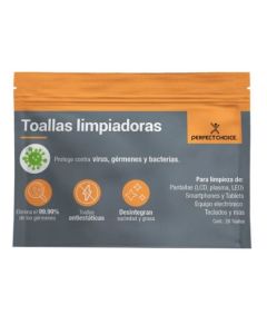 Toallas Limpiadoras PERFECT CHOICE PC-030270