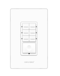 Botonera de 7 Escenas Inteligente ZIGBEE  Orvibo T10S7ZW-1UO