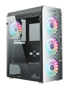 Gabinete Gaming Yeyian YCH-MTA7-01BK