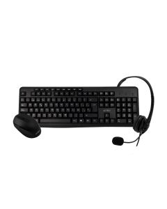 Kit de Oficina: teclado, mouse y audífonos ACTECK KT30