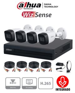 Kit de videovigilancia Dahua Technology DH-KIT/XVR1B04-I/4-HFW1200CMN-A-0280B-S5