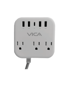 Centro Multicontactos VICA SUP USB 7P
