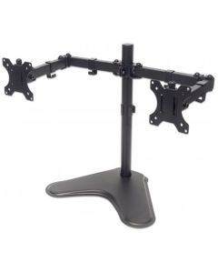 Soporte para dos monitores MANHATTAN  Movimiento con brazos de doble articulación