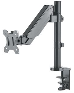 Soporte universal para monitor MANHATTAN  con pistón a gas,  Soporta un monitor de 17