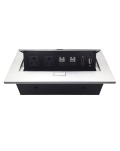CAJA PARA MESA: HDMI, USB, RJ45 CAT6 BROBOTIX 171224