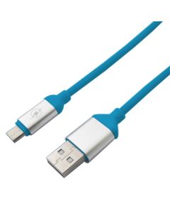 Cable USB V2.0 a Micro de PVC Texturizado BROBOTIX 161208A