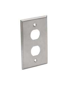 Placa Frontal de Ancho Sencillo de 2 Puertos TRIPP-LITE N206-FP02-IND