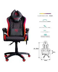 Sillas Gaming NECNON NSG-RGB-1
